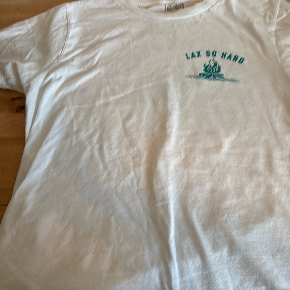 Lax So Hard t shirts size large